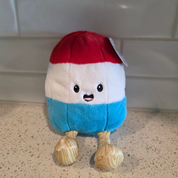 Gigglescape 8" Ice Pop Plush Stuffed Animal Toy NEW Bomb Pop Popsicle Summer - Picture 2 of 3